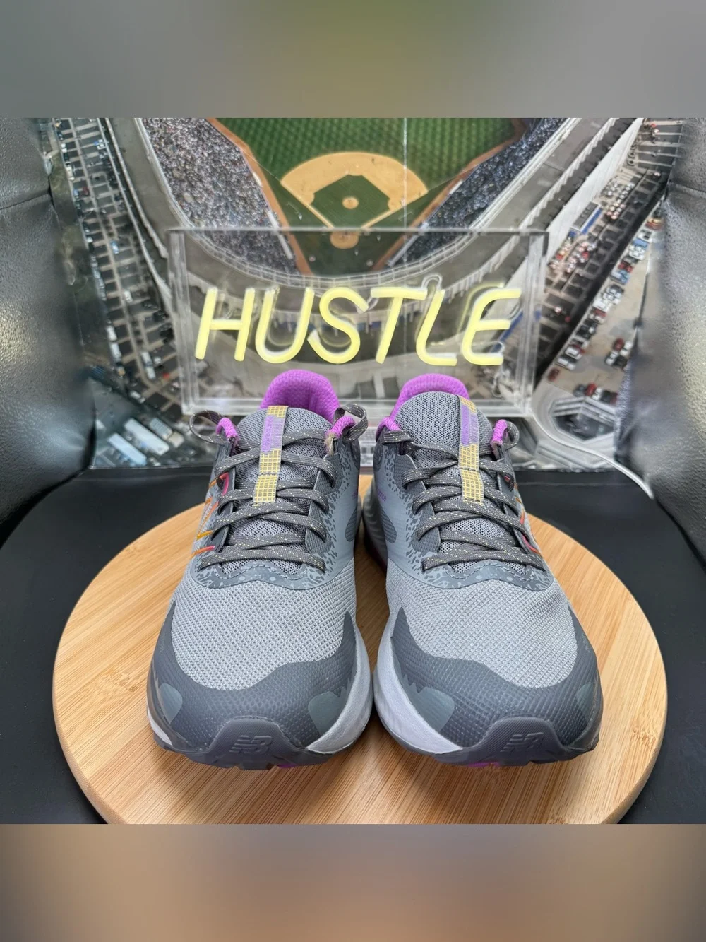New Balance Women's DynaSoft Nitrel V5 Shadow Grey/Castlerock/Cosmic Rose Sz 10